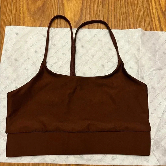 NWOT Twenty Montreal Colorsphere Dual Color Sports Bra Brown S - Picture 4 of 7